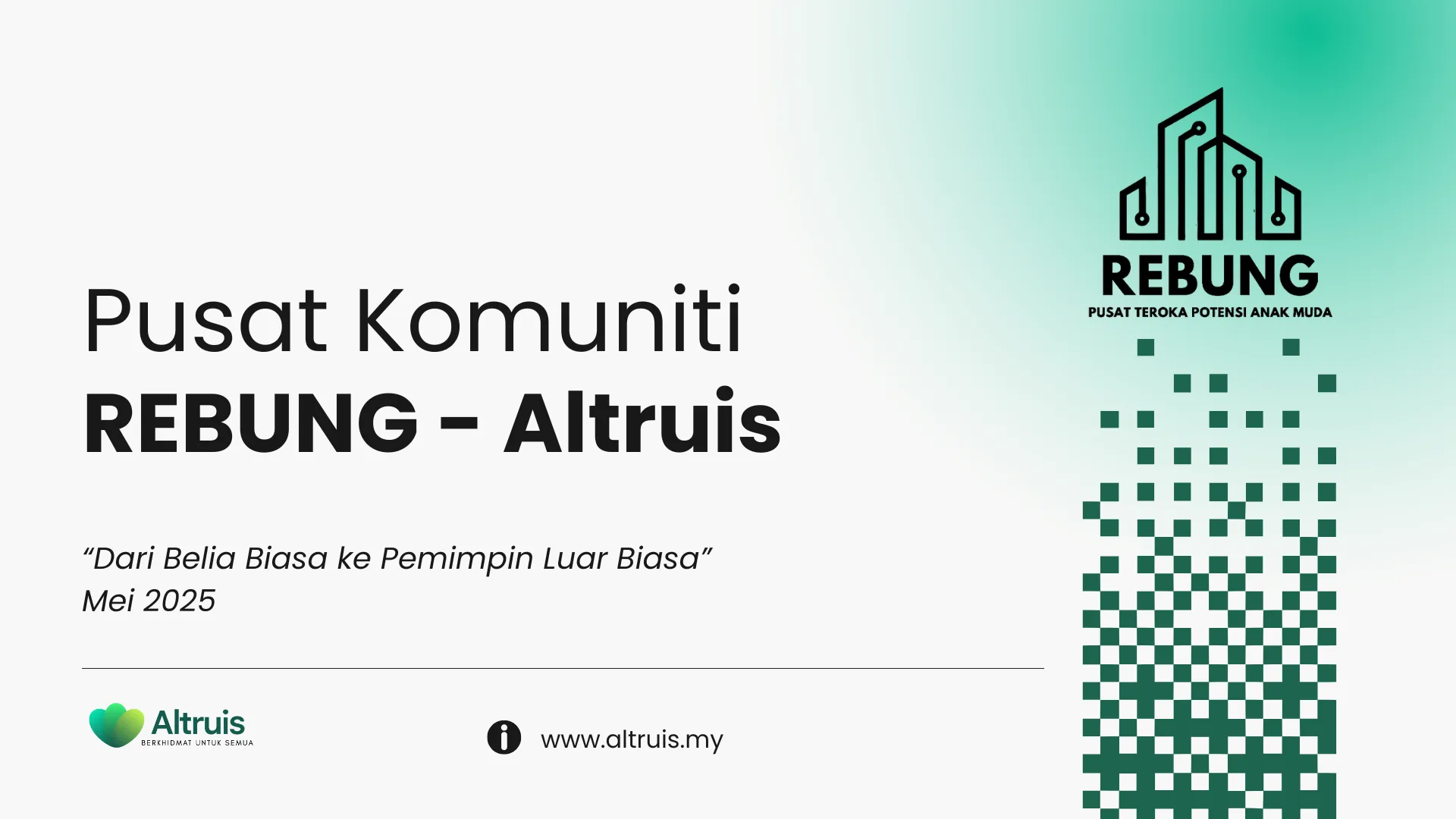 Muka depan Rebung 2025